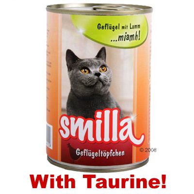 Smilla Poultry Pot 6 x 400 g - - Tender Poultry with Poultry Hearts
