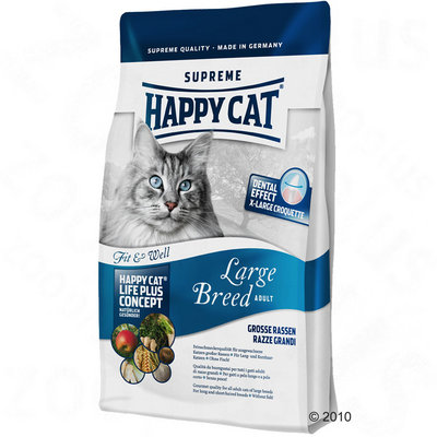Croquettes pour chat Happy Cat Fit & Well Adult Large Breed- 2 x 10 kg