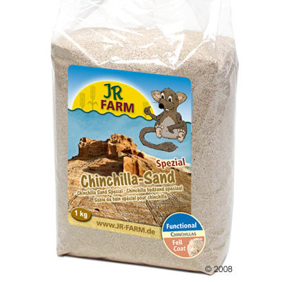 Sable de bain spécial pour chinchilla JR Farm- 1 kg