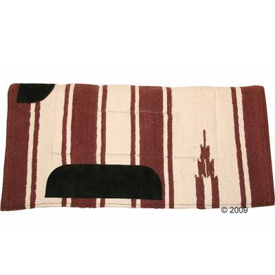 Westernpad im Navajo Muster - - beige / schwarz