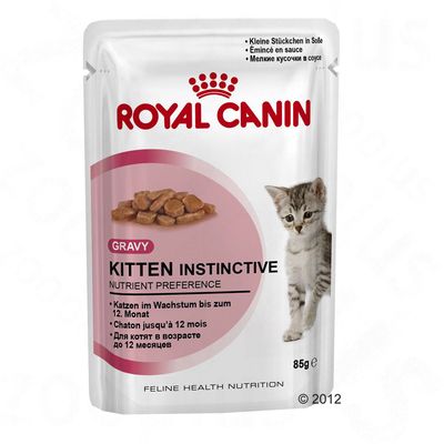 Bouchées en sauce pour chaton Royal Canin Kitten Instinctive- 24 x 85 g