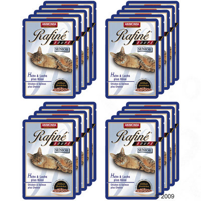 Lot Animonda Rafiné Soupé Senior 20 x 100 g- dinde, canard & jambon