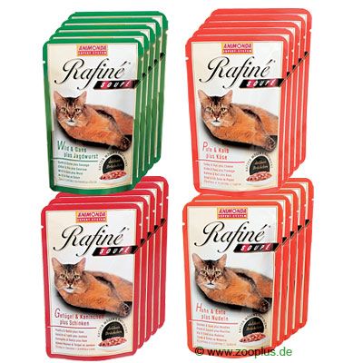 Mixed Megapack Animonda Rafiné Soupé 20 x 100 g - Adult 4 verschiedene Sorten