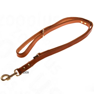 Laisse pour chien Heim Buffalo, cognac- L 200 x l 1,8 cm
