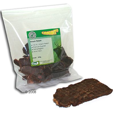 CANIBIT Hirschfleisch getrocknet - 200 g