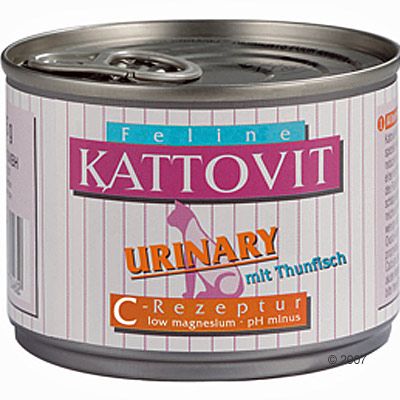 Kattovit Urinary Low Magnesium - 6 x 175g with Tuna