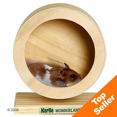 Wonderland Wooden Exercise Wheel - &Oslash; 15 cm