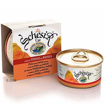 Schesir Fruit 6 x 75 g - - Tuna & Pineapple