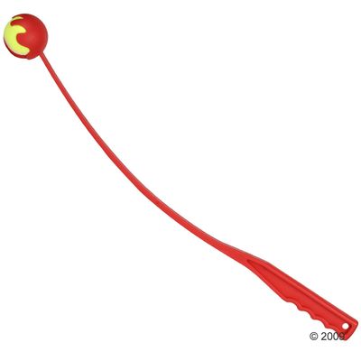 Hundespielzeug Ball-Schleuder - Ball Ø 6 cm; Wurfarm 70 cm lang
