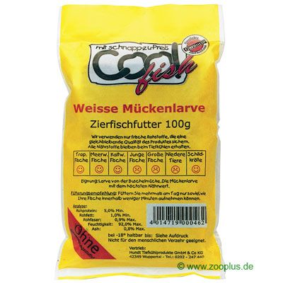 Cool Fish Frostfutter weisse Mueckenlarven - 15 x 100 g