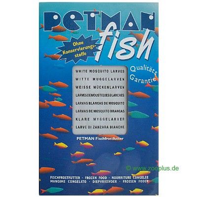 Petman Fish Frostfutter weisse Mueckenlarven - 15 x 100 g