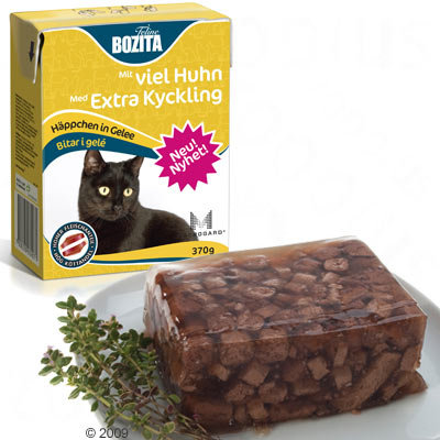 Bouchées en gelée pour chat Bozita 6 x 370 g- aiglefin