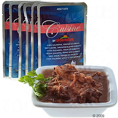 Almo Nature Cuisine 6 x 70 g - Thunfisch mit Algen