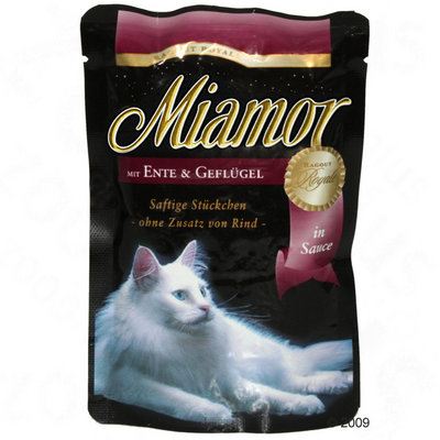 Lot Miamor Ragoût Royal en sauce 22 x 100 g- dinde & gibier