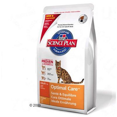 Hill&acute;s Feline Adult Optimal Care Chicken - 10 kg