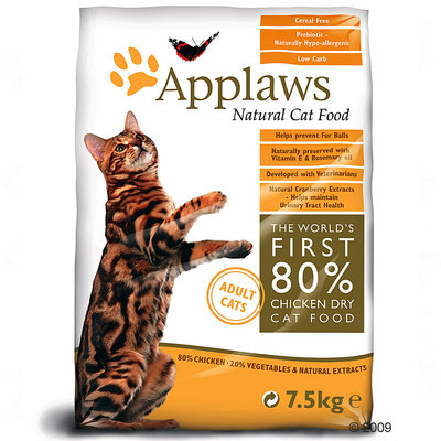 Croquettes pour chat Applaws, poulet- 2 x 7,5 kg