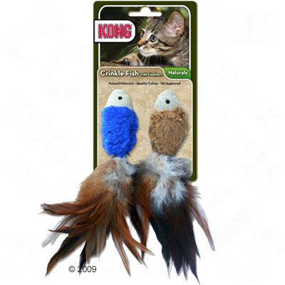 Kong Crinkle Fisch - 2 Stueck
