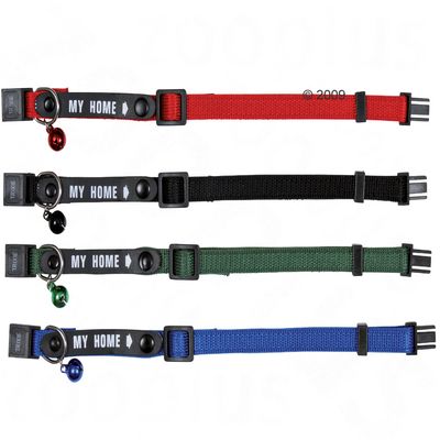Cat Collar My Home - black