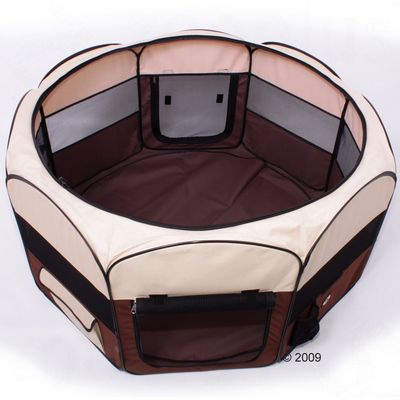 Freilaufgehege aus Nylon medium - L 92 x B 92 x H 49 cm