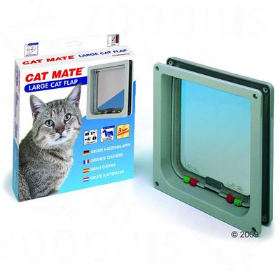 Cat Mate Large Cat Flap - brown