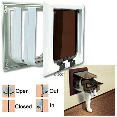 Freecat de Luxe Cat Flap - Grey