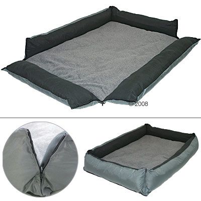 Hundebett Outdoor schwarz - L 110 x B 80 cm (Groesse L)
