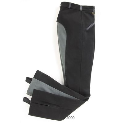 Jodhpur Reithose Birgit - SCHWARZ - schwarz / grau Gr. 34