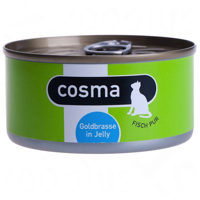 Cosma Original in Jelly 6 x 170 g - Goldbrasse