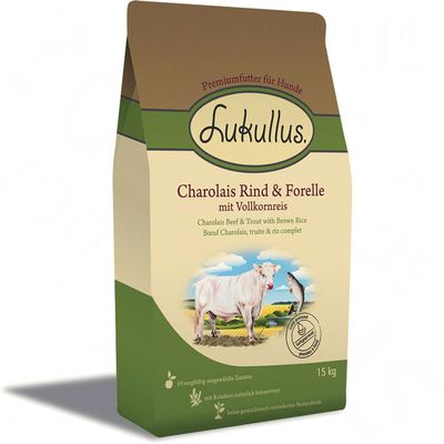 Lukullus Dog Food Charolais Beef & Trout 1.5 kg