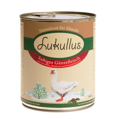 Lukullus Winter-Menue Saftiges Gaensefleisch – 6 x 800 g