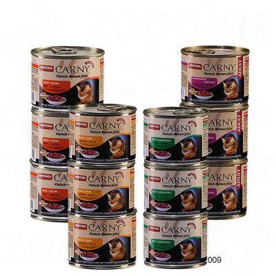 Offre d´essai Animonda Carny Adult 12 x 200 g- création au poulet & au boeuf