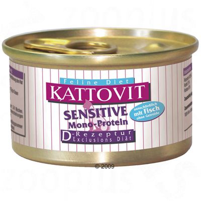 Kattovit Sensitive 12 x 85 g - Huhn