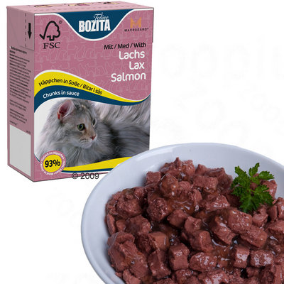 Bozita brokjes in jus 6 x 370 g - - Rund