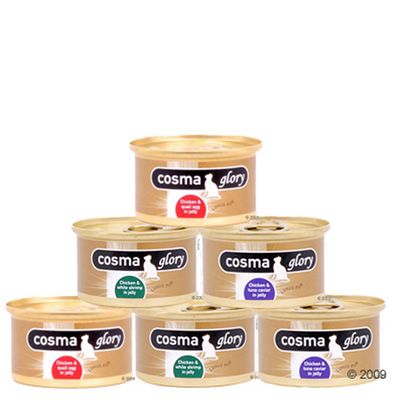 Cosma Glory in Jelly Mixed Trial Pack - 3 assorted flavours 170 g each