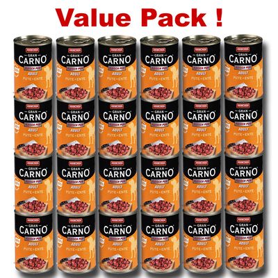 Animonda GranCarno 24 x 400 g Value Pack - Adult Beef & Chicken