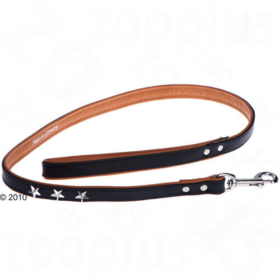 Laisse pour chien Heim Stars, noire- L 105 x 1,6 cm