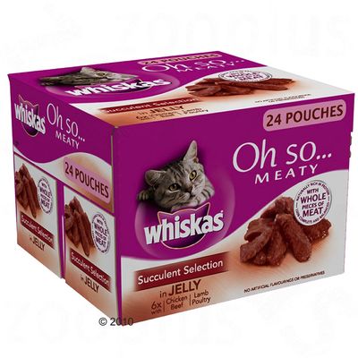 Savings Pack Whiskas Oh So...24 x 85 g Pouches - Meaty