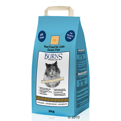 Croquettes pour chat Burns, poisson de mer- 2 x 7,5 kg