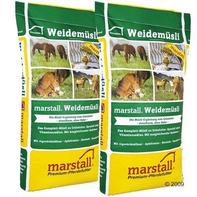 Marstall Weidemuesli Pferdefutter - Doppelpack 2 x 20 kg
