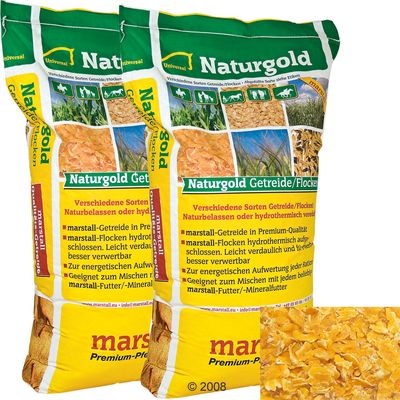 Marstall Mais geflockt Pferdefutter - Doppelpack 2 x 20 kg