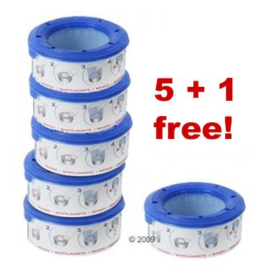 5 + 1 free! Replacement cartridges for LitterLocker II - 6 cartridges