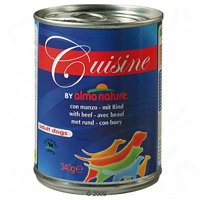 Almo Nature Cuisine 6 x 340g - mit Kalb