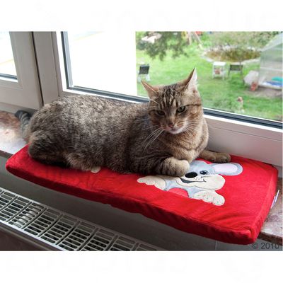 Window Sill Mat Kitty Cosy - black 61 x 26 x 3 cm (L x W x H)