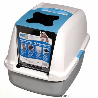 Catit Litter box - Hood white/grey