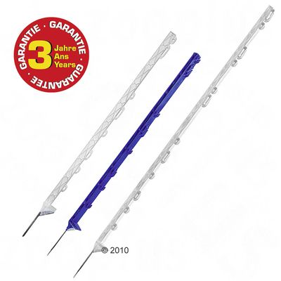 Weidezaunpfahl Titan Plus - 110 cm weiss, 20 Stueck