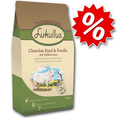 15 kg Lukullus Premiumfutter zum Sonderpreis! - Huhn & Nordmeerlachs