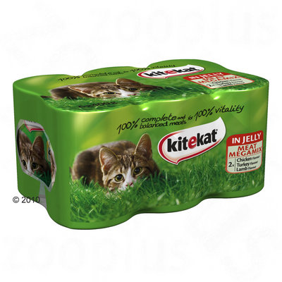 Offre découverte Kitekat en gelée 6 x 400 g- poissons en gelée