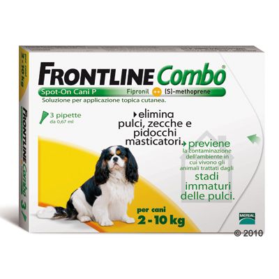 Confronta prezzi Frontline combo per cani di piccola taglia (2/10 kg) - Set risparmio da 3 x 3 pipette!