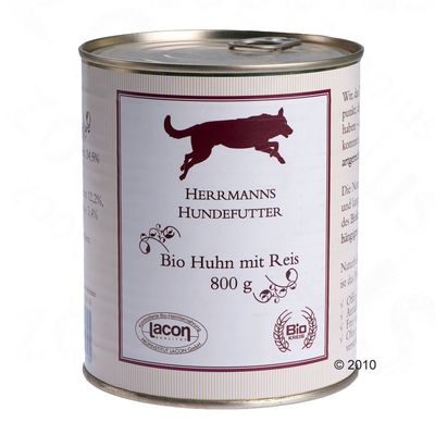 Herrmanns Bio-Menue 6 x 800 g - Rind mit Suesskartoffeln & Kuerbis (gluten- u. getreidefrei)