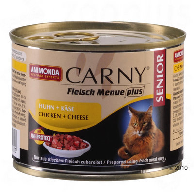 Boîtes pour chat Animonda Carny Senior 6 x 200 g- b